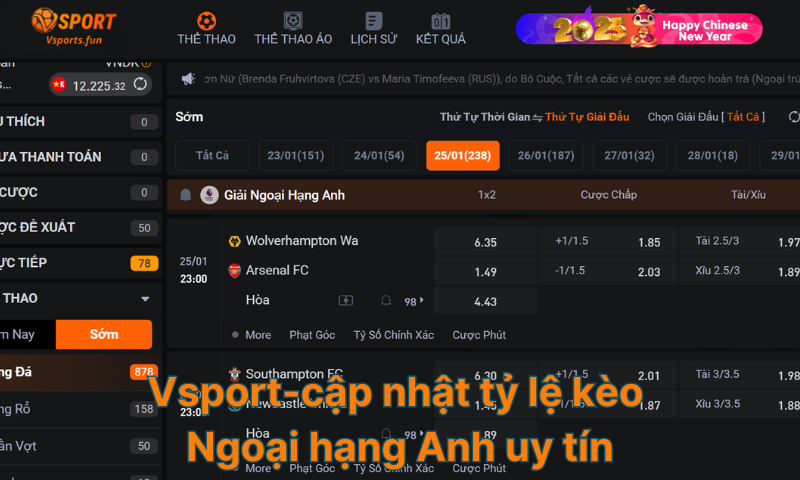 Soi kèo Ngoại hạng Anh: kiếm lúa mỗi ngày với chuyên gia Vsport