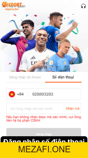 Đăng nhập Vsport! Link vsport đăng nhập chính xác nhất 2026 - mezafi.one