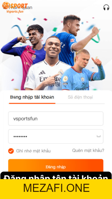 Đăng nhập Vsport! Link vsport đăng nhập chính xác nhất 2026 - mezafi.one