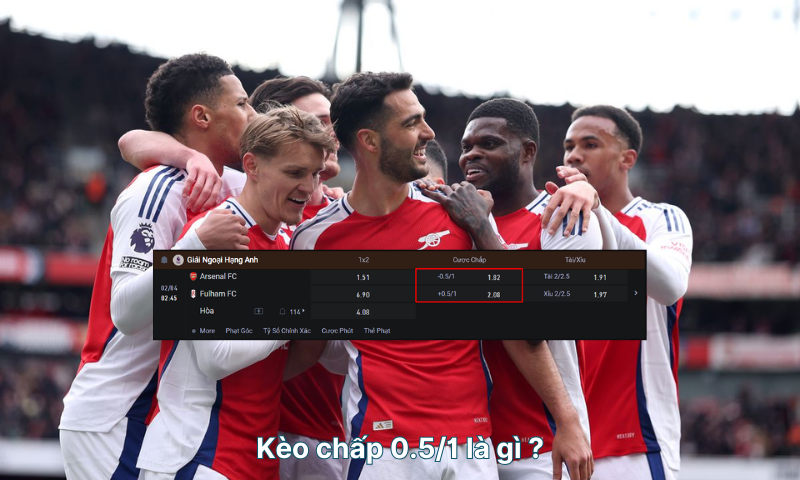 Kèo chấp 0.5/1 là gì? Cách tính tiền & 5 mẹo chơi hiệu quả