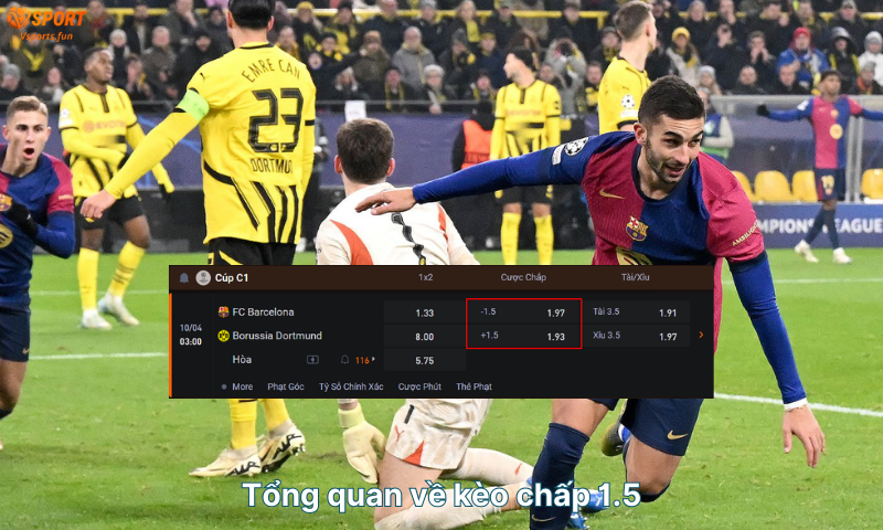 Kèo chấp 1.5 là gì? Cách đọc kèo, bắt kèo chuẩn như dân chuyên