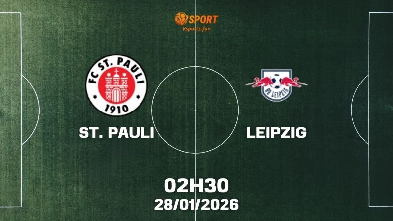 Nhận định St. Pauli vs Leipzig (02h30 ngày 28/01/2026 - Bundesliga)